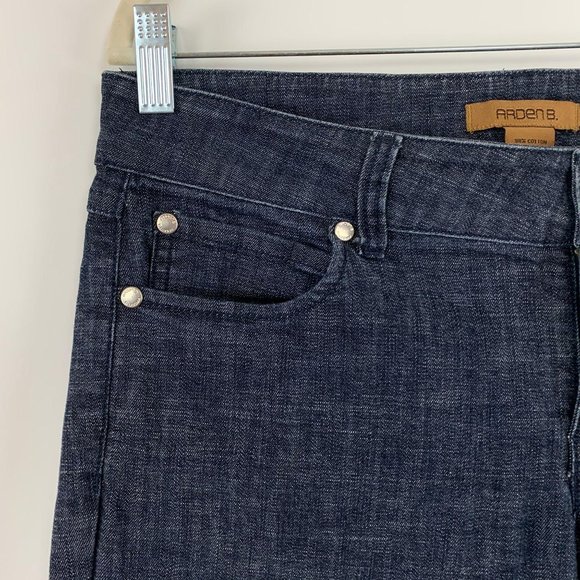 Arden B Cropped Jean Sz 10 Capri Dark Wash - Picture 5 of 8